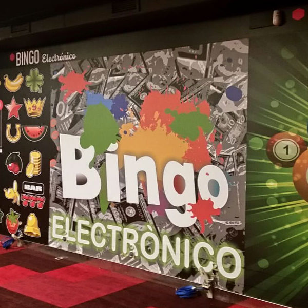 Rotulos de vinilo Impresiones digitales bingos casinos salones de juego